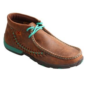 Twisted X Men's Brown and Teal Chukka Boots